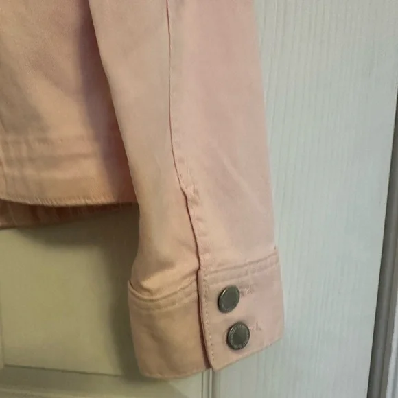 Charter Club Light Pink Jean Jacket, size M - Picture 6 of 8